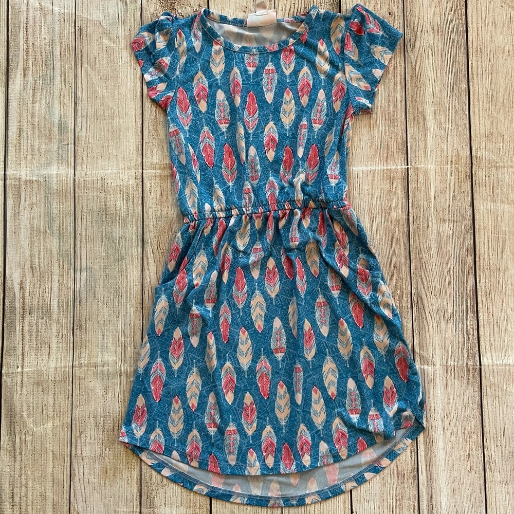 Lularoe Mae Style dress girls size 6